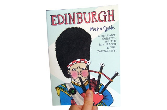Edinburgh Map and Guide claire murray