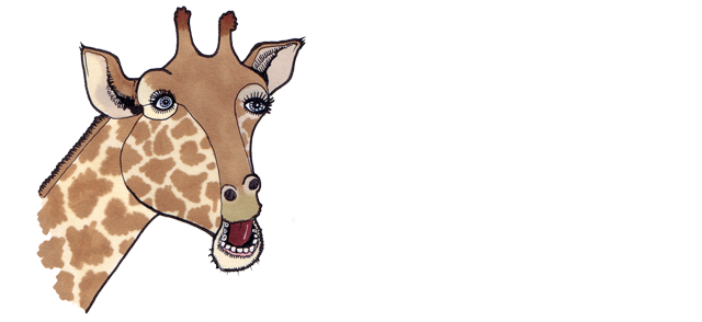 giraffe illustration by claire murray